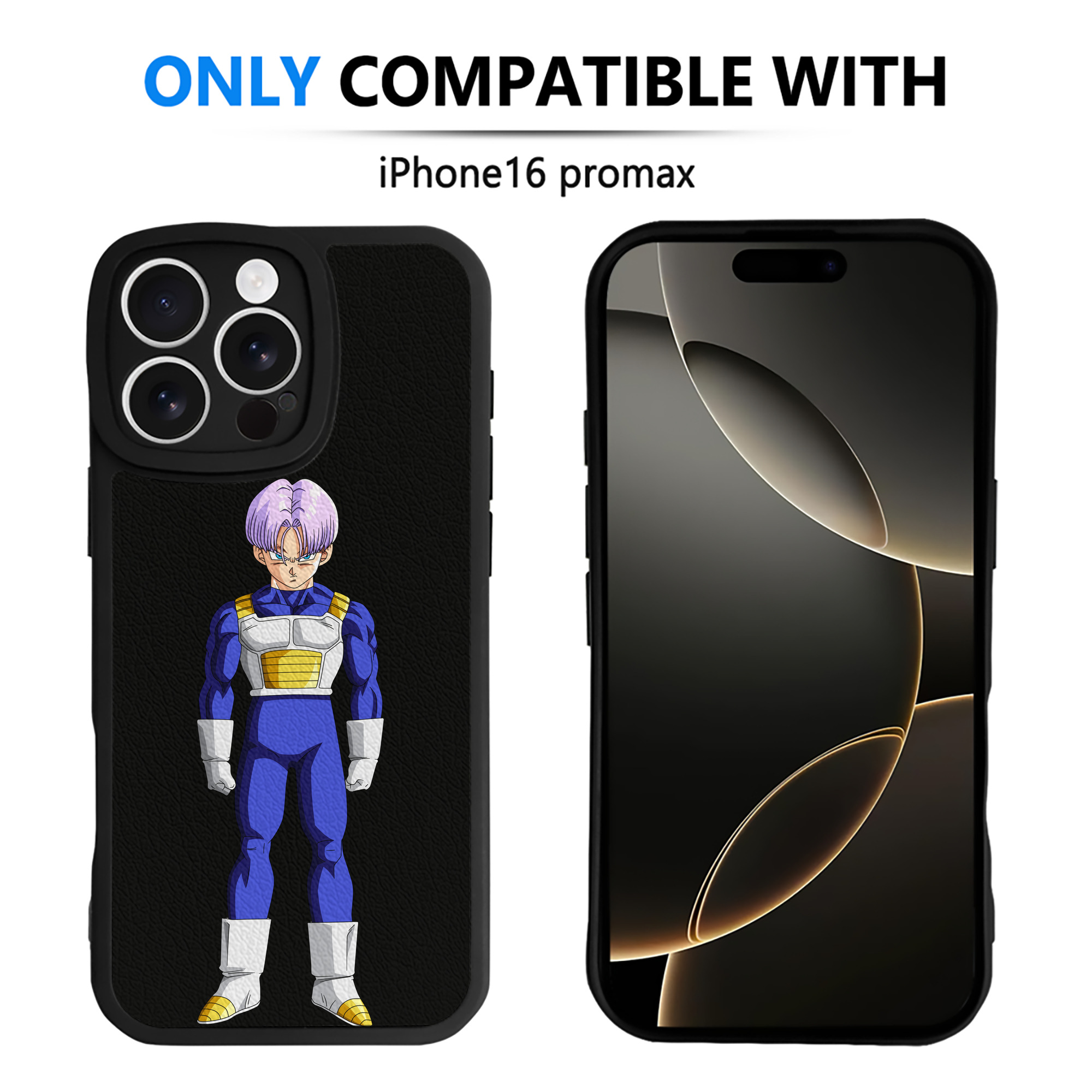 （画像用） ドラゴンボール DRAGON BALL 【iPhone 16シリーズ対応】シリコンスマホケース（レザー調） 材質：シリコン